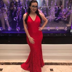 Beautiful Red Evening Gown